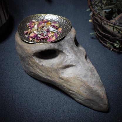 Flug der Elemente – 4in1 Räuchergefäß in Adlerkopf-Form - Duftlampe/Teelichhalter/Räucherstövchen/Räucherschale - Art.Nr.:RÄG045