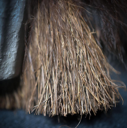 Räucherfächer des Urprinzips – Hüter der Lebenskraft - archaische männliche Gottheit - inspiriert durch Artefakt