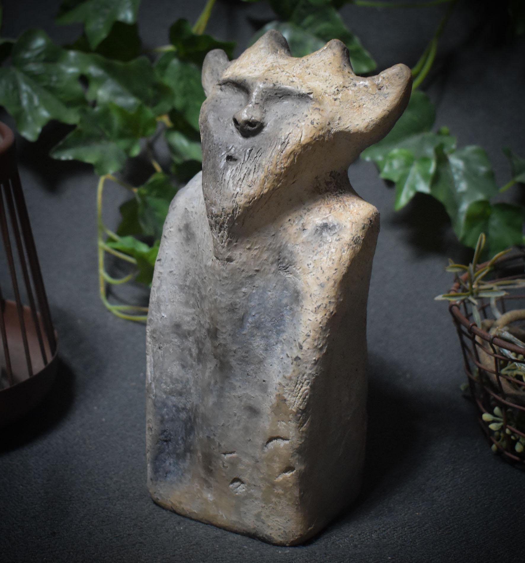 Hüter des Waldes – Cernunnos in Rauchbrandkunst - archaische Kunstform - Art.Nr.: SKU152