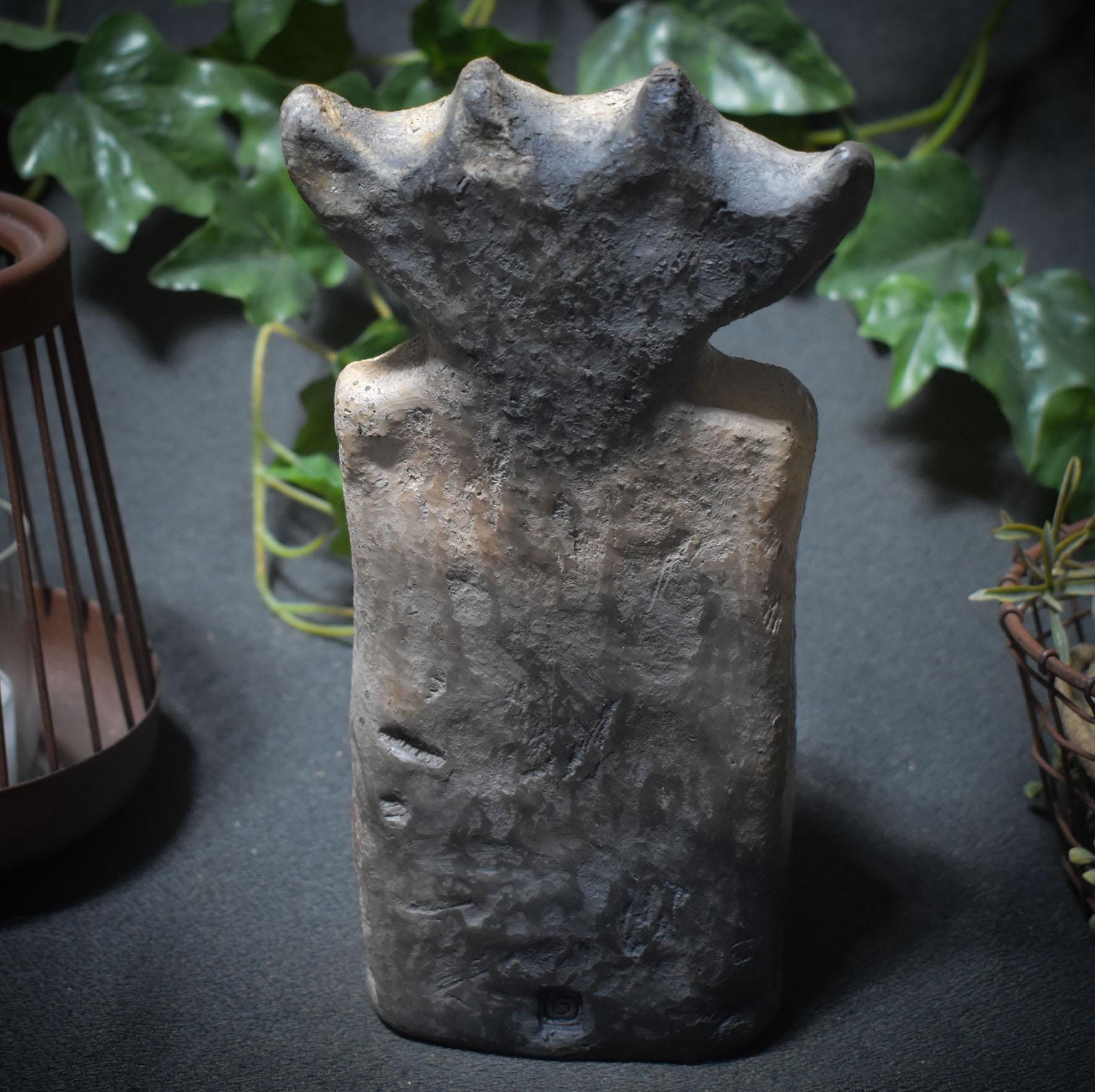 Hüter des Waldes – Cernunnos in Rauchbrandkunst - archaische Kunstform