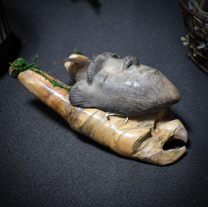 Cernunnos – Wächter des Waldes und der Tiere - spirituelle Dekoration des keltischen Gottes - Altar Dekoration - Art.Nr.: SKU150