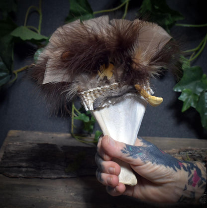 Räucherfächer der Transformation – Kraftvolles Werkzeug für deine Zeremonien - Räucherzeremonie, spirituelles Werkzeug