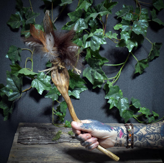 Räucherfächer des Klanges – Begleiter für deine Zeremonie - spirituelles Werkzeug