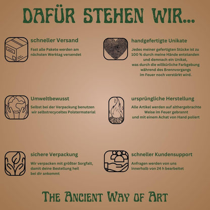 Skulptur der nordischen Göttin Hel – Rauchbrandkunst in archaischer Kraft - Transformation, Wandel