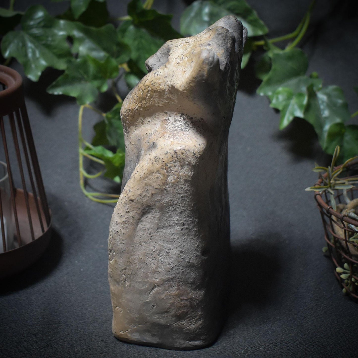 Hüter des Waldes – Cernunnos in Rauchbrandkunst - archaische Kunstform - Art.Nr.: SKU152