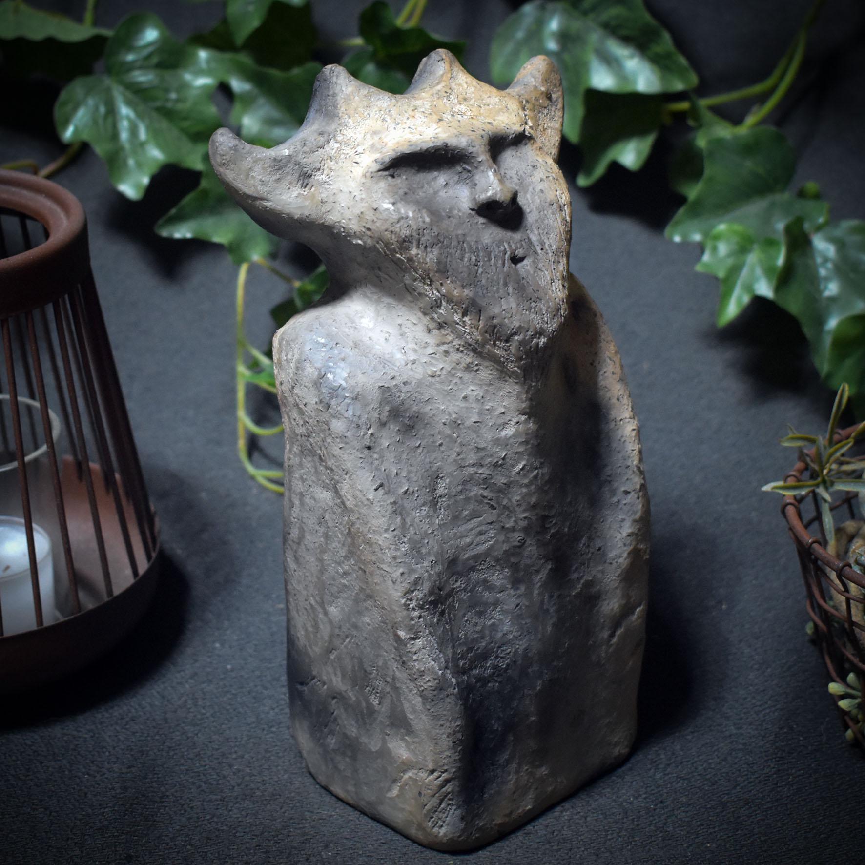 Hüter des Waldes – Cernunnos in Rauchbrandkunst - archaische Kunstform - Art.Nr.: SKU152