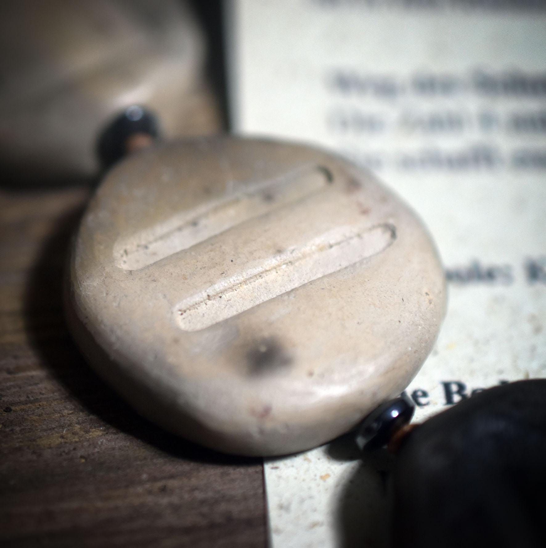 Weg des Schutzes – Rauchbrand-Kette mit 4 Steinen für Erdung und innere Stärke