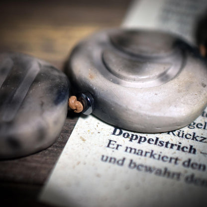 Weg der Ahnen – Rauchbrand-Kette mit 7 Steinen für Erinnerung und Verbindung - Art.Nr.: WKR005