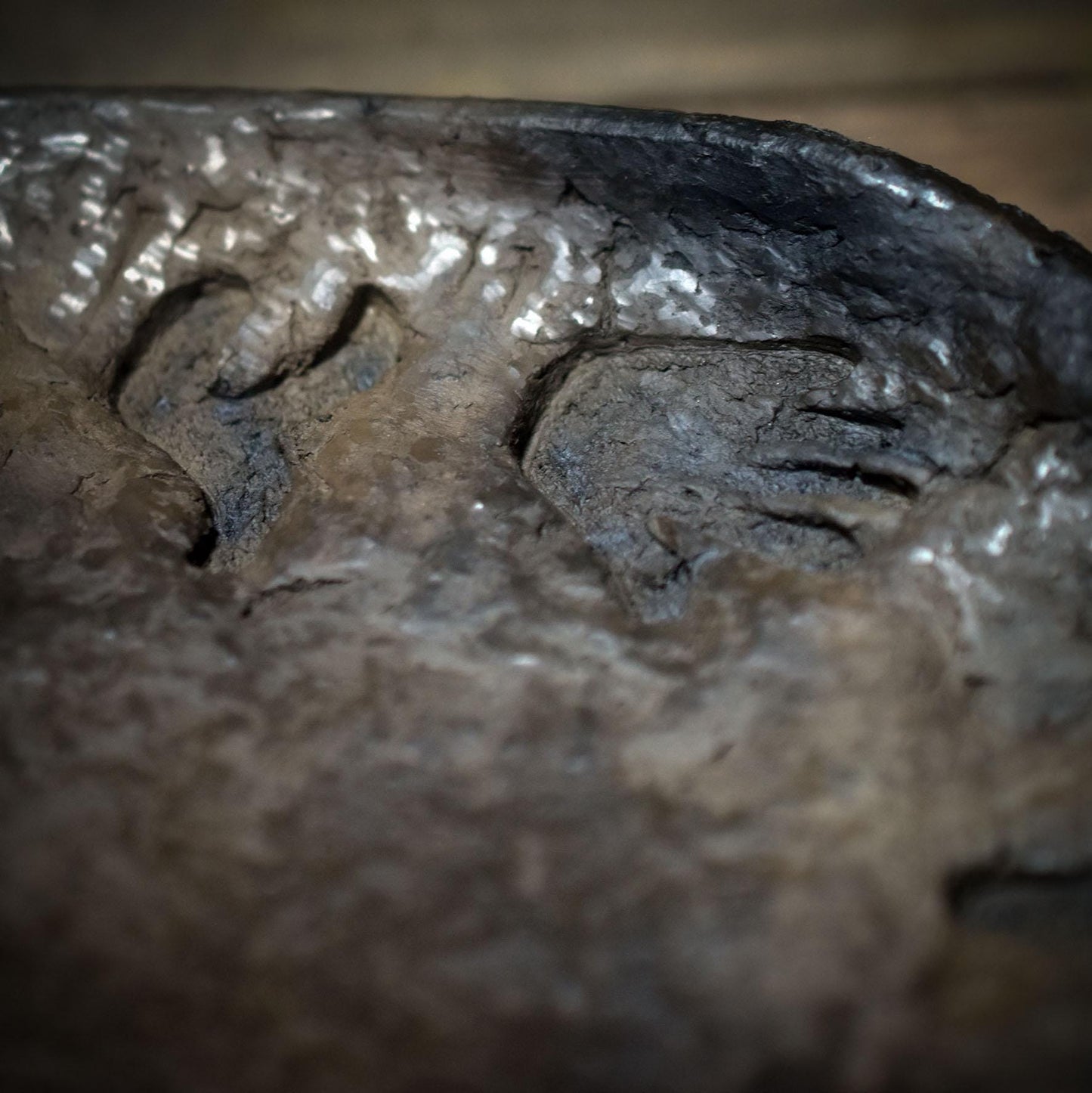 Räucherteller Jul – Gabenschale mit archaischen Symbolen des Jahreskreises - heidnische Weihnachten