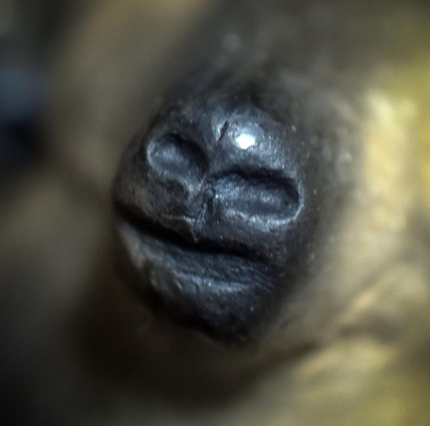 Die urwüchsige Kraft des Wolfes – Handgefertigtes Rauchbrand-Amulett - spiritueller Krafttier Schmuck - Art.Nr.: AMU064