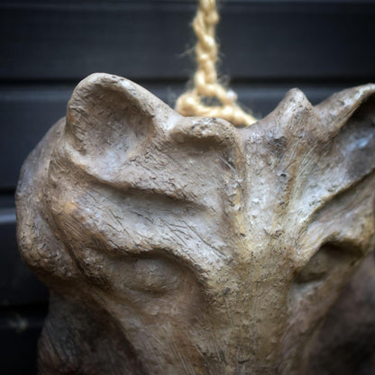 Majestätische Wanddekoration - Krafttier Löwe – Spirituelle Wand Deko aus Ton