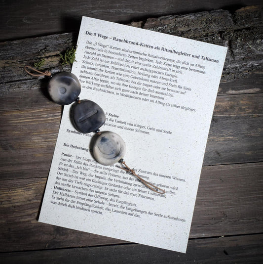 Weg der Intuition – Rauchbrand-Kette als Ritualbegleiter und Talisman der inneren Stimme