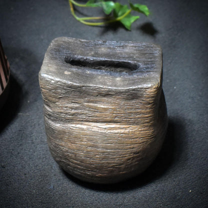 Wächter deiner inneren Wege – der archaische Wunschhüter aus Rauchbrand-Ton - dein spiritueller Begleiter - Art.Nr.: WSH004