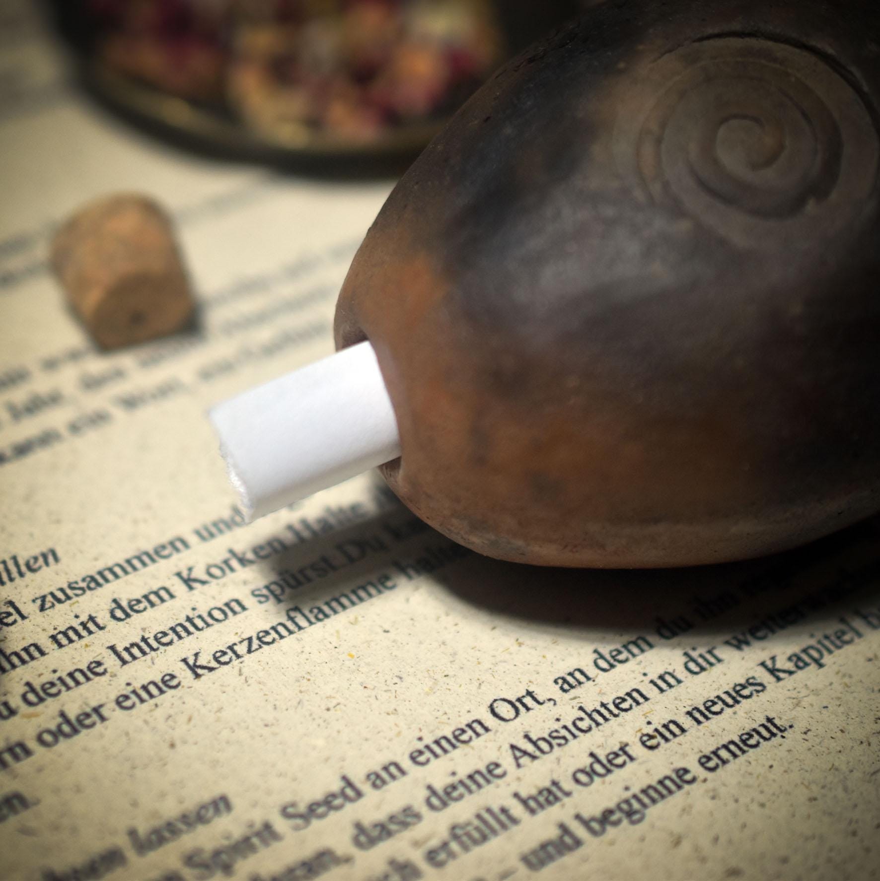 SPIRIT SEED – Magischer Samen für Neubeginn & innere Kraft - traditionelle Rauchbrandkunst als Begleiter in deinem Leben - Art.Nr.: SPS001