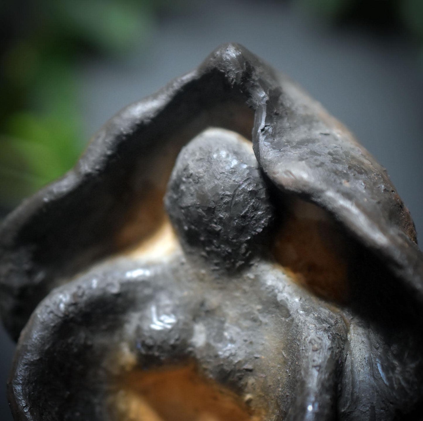 Rauchbrand Göttinnen Skulptur – Wicca Pagan Figur mit Ritualschale - Art.Nr.: SKU176