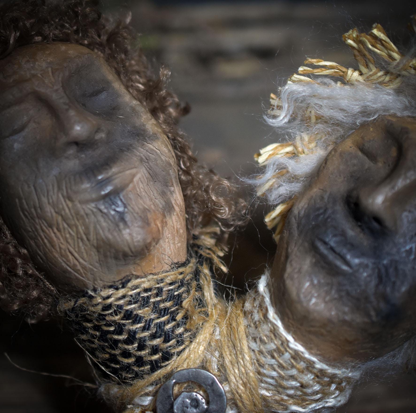 Archaische Spirit Doll -Seelenverwandte- – Altarpuppe aus Rauchbrand - Healing Doll - Art.Nr.: SDO018