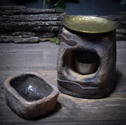 4-in-1 Räuchergefäß – Rauchbrand-Gefäß für Licht, Duft & Ritual - RÄG063