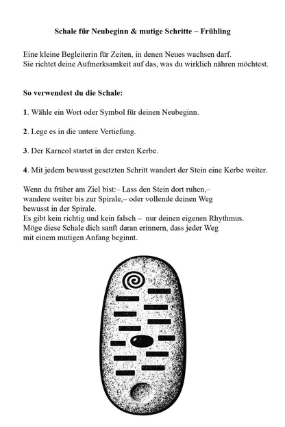 Archaische Rauchbrand-Schale zur bewussten Wegbegleitung – für Neubeginn, Klarheit & inneres Wachstum - GEF008