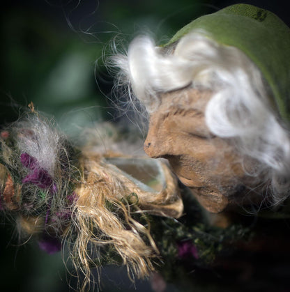 Ritualstab der Heilung & Selbstliebe – archaische Kunst aus traditionell gebranntem Ton - RST040