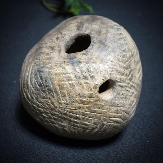 UMA ORA – der Puls der Urmutter | Archaisches Rhythmus-Klanginstrument aus Ton für Ritual, Meditation & Klangheilung - UOP001