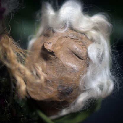 Ritualstab der Heilung & Selbstliebe – archaische Kunst aus traditionell gebranntem Ton - RST040