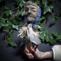 Ritualstab der Transformation – archaische Kunst aus traditionell gebranntem Ton - RST042