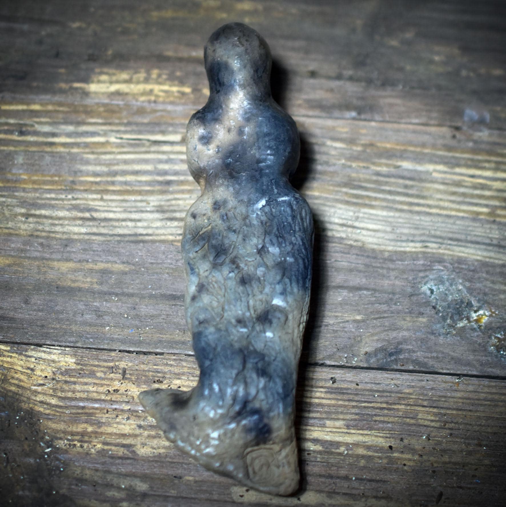 Taschengöttin aus gebranntem Ton · spiritueller Begleiter - Meeresgöttin - TAS018