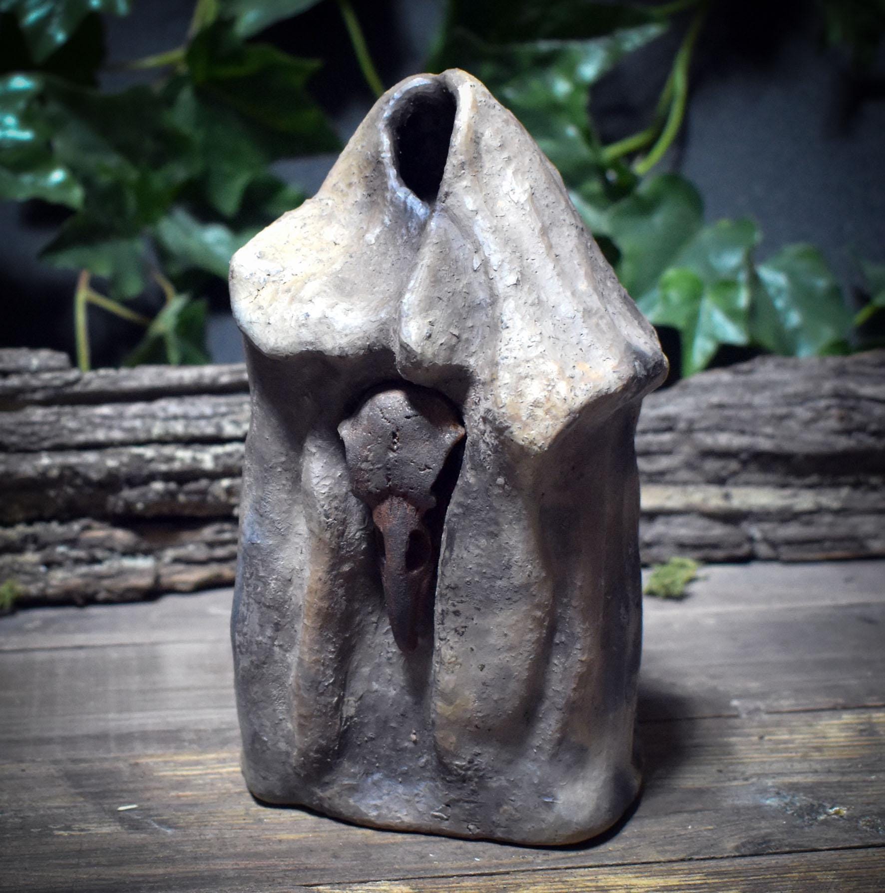 Archaische Skulptur - Morrigan – Hüterin der Schwelle - SKU213