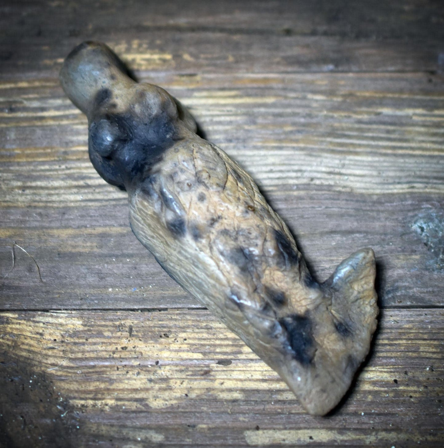 Taschengöttin aus gebranntem Ton · spiritueller Begleiter - Meeresgöttin - TAS018