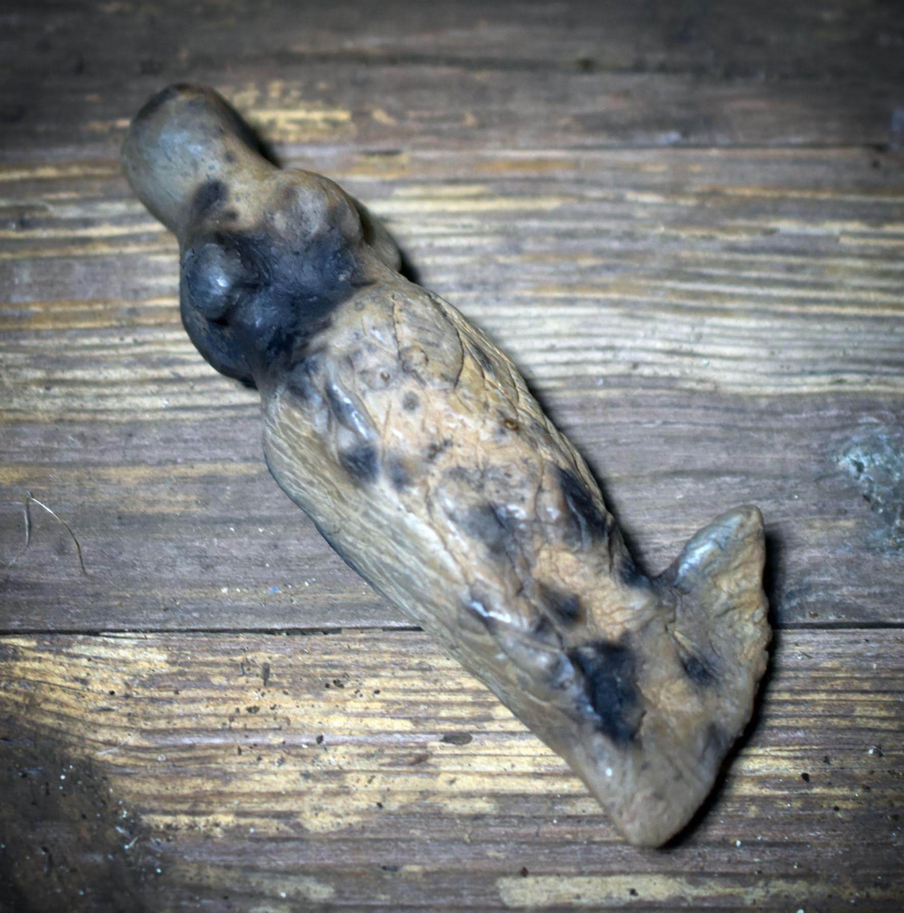 Taschengöttin aus gebranntem Ton · spiritueller Begleiter - Meeresgöttin - TAS018