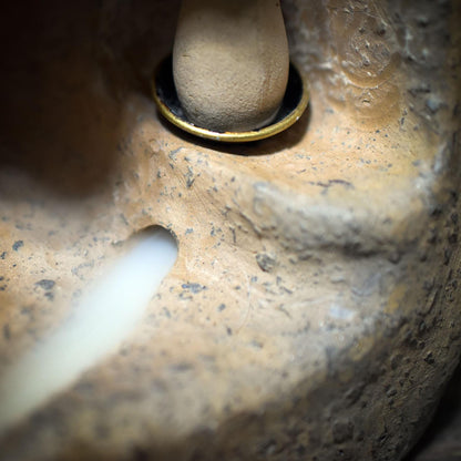 Mutter Erde – Schale des Gebens - Gabenschale aus traditionell gebranntem Ton zu Ehren von Mutter Erde - RÄH047