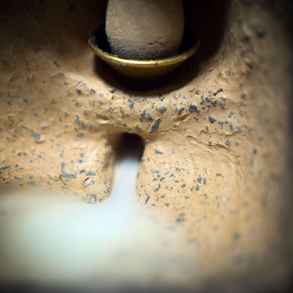 Mutter Erde – Schale des Gebens - Gabenschale aus traditionell gebranntem Ton zu Ehren von Mutter Erde - RÄH048