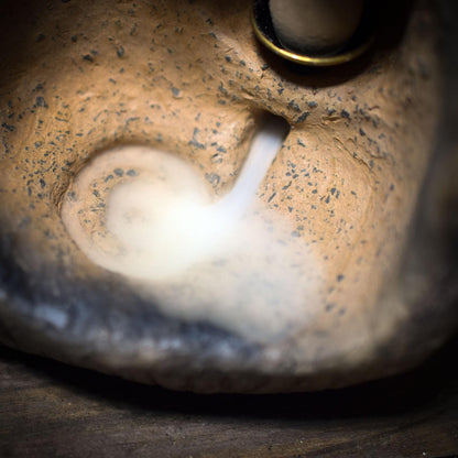 Mutter Erde – Schale des Gebens - Gabenschale aus traditionell gebranntem Ton zu Ehren von Mutter Erde - RÄH048