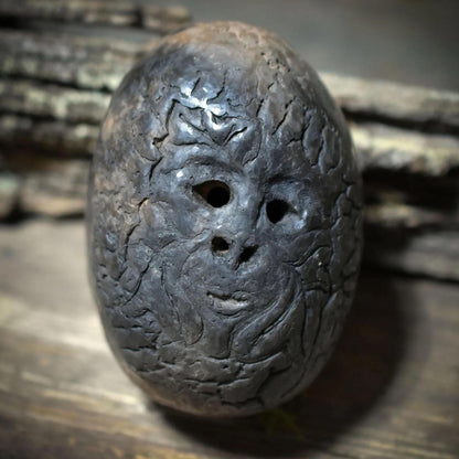 Archaische Handrasseln aus Ton – Wähle deine persönliche Ritualrassel - SRA083