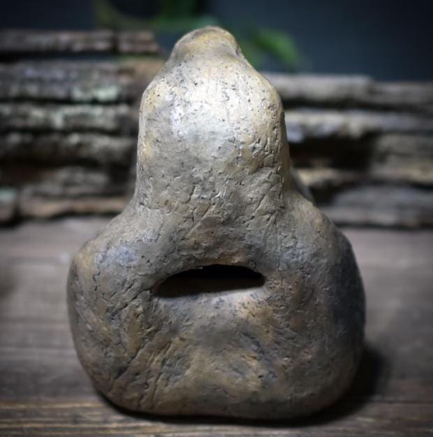 Wunschhüter aus Rauchbrand-Ton – archaische Ritualform zur stillen Bewahrung von Intentionen | wähle deinen persönlichen Begleiter - WHI001