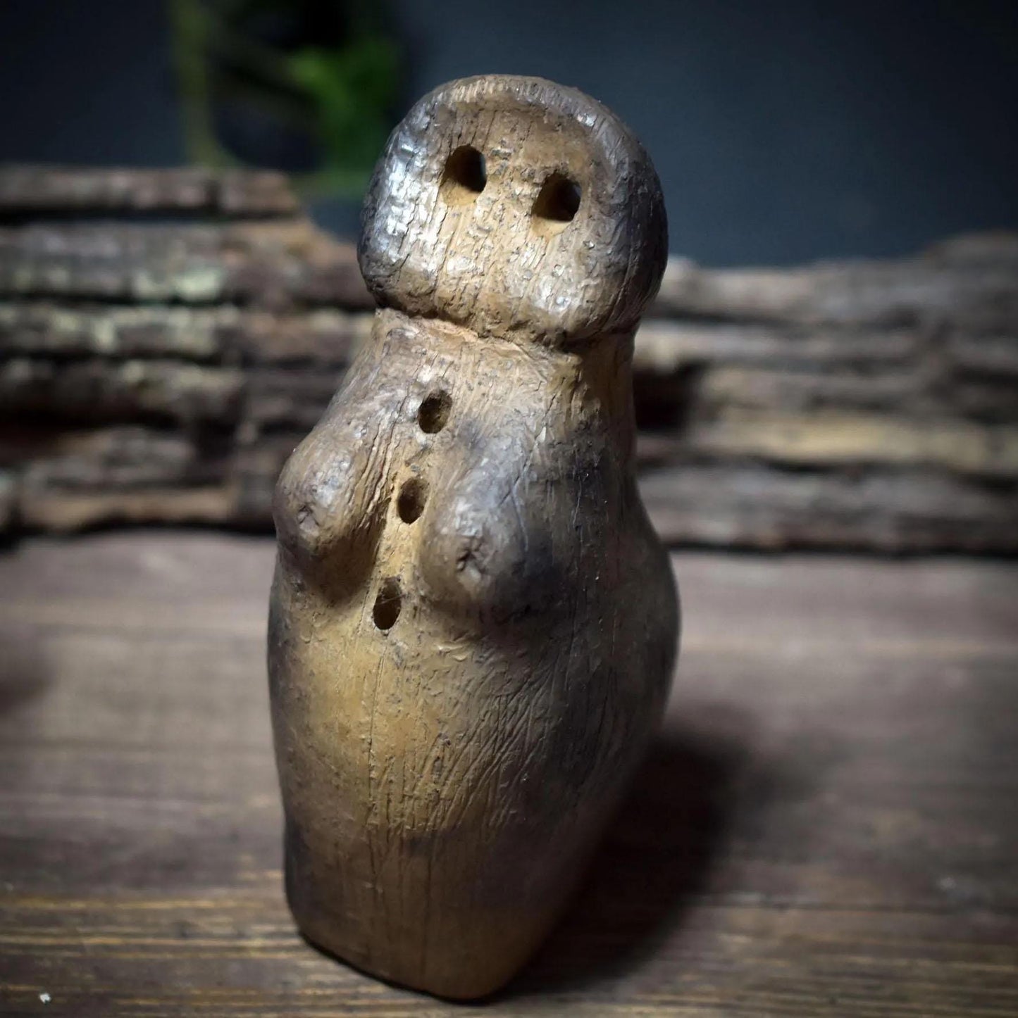 Archaische Handrasseln aus Ton – Wähle deine persönliche Ritualrassel - SRA083