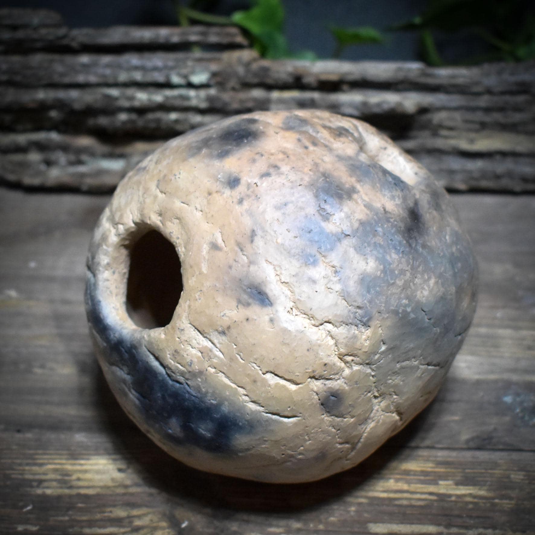 UMA ORA – der Puls der Urmutter | Archaisches Rhythmus-Klanginstrument aus Ton für Ritual, Meditation & Klangheilung - UOP001