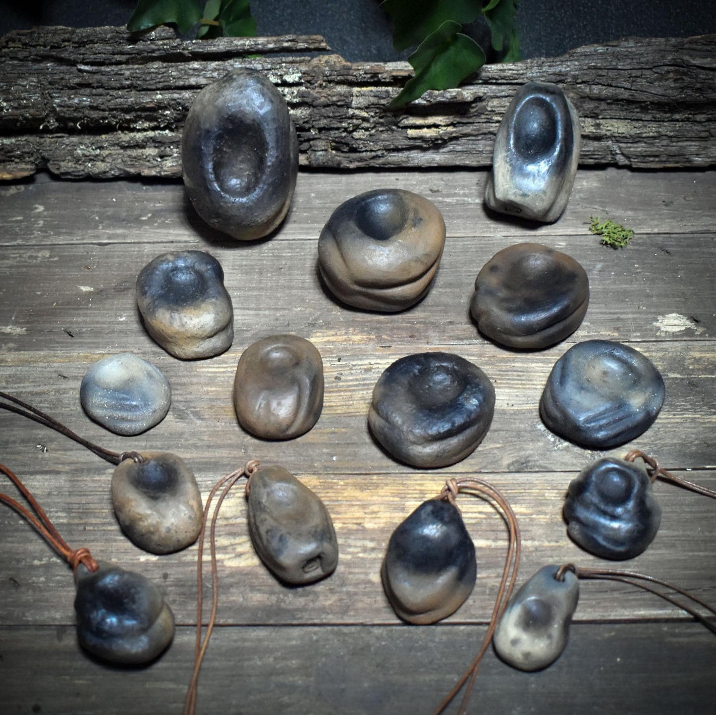 Vagus Stein aus gebranntem Ton – Erdungsstein & Atembegleiter zur Nervensystem Regulation und inneren Ruhe - VST001