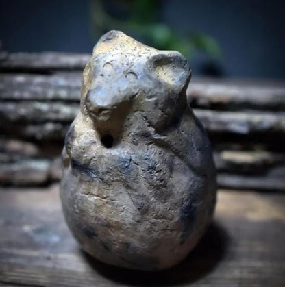 Archaische Handrasseln aus Ton – Wähle deine persönliche Ritualrassel - SRA083