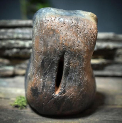 Wunschhüter aus Rauchbrand-Ton – archaische Ritualform zur stillen Bewahrung von Intentionen | wähle deinen persönlichen Begleiter - WHI001