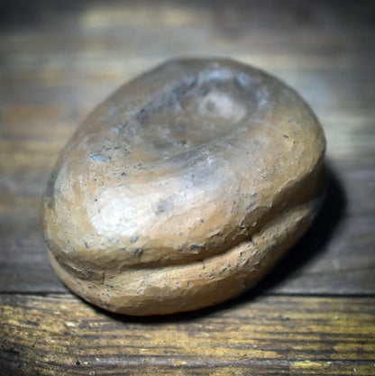 Vagus Stein für Kinder aus Rauchbrandton – archaischer Handstein zur Selbstregulation, Ruhe & Achtsamkeit - VSK001