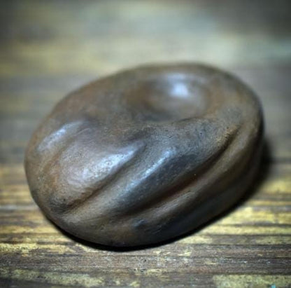 Vagus Stein für Kinder aus Rauchbrandton – archaischer Handstein zur Selbstregulation, Ruhe & Achtsamkeit - VSK001
