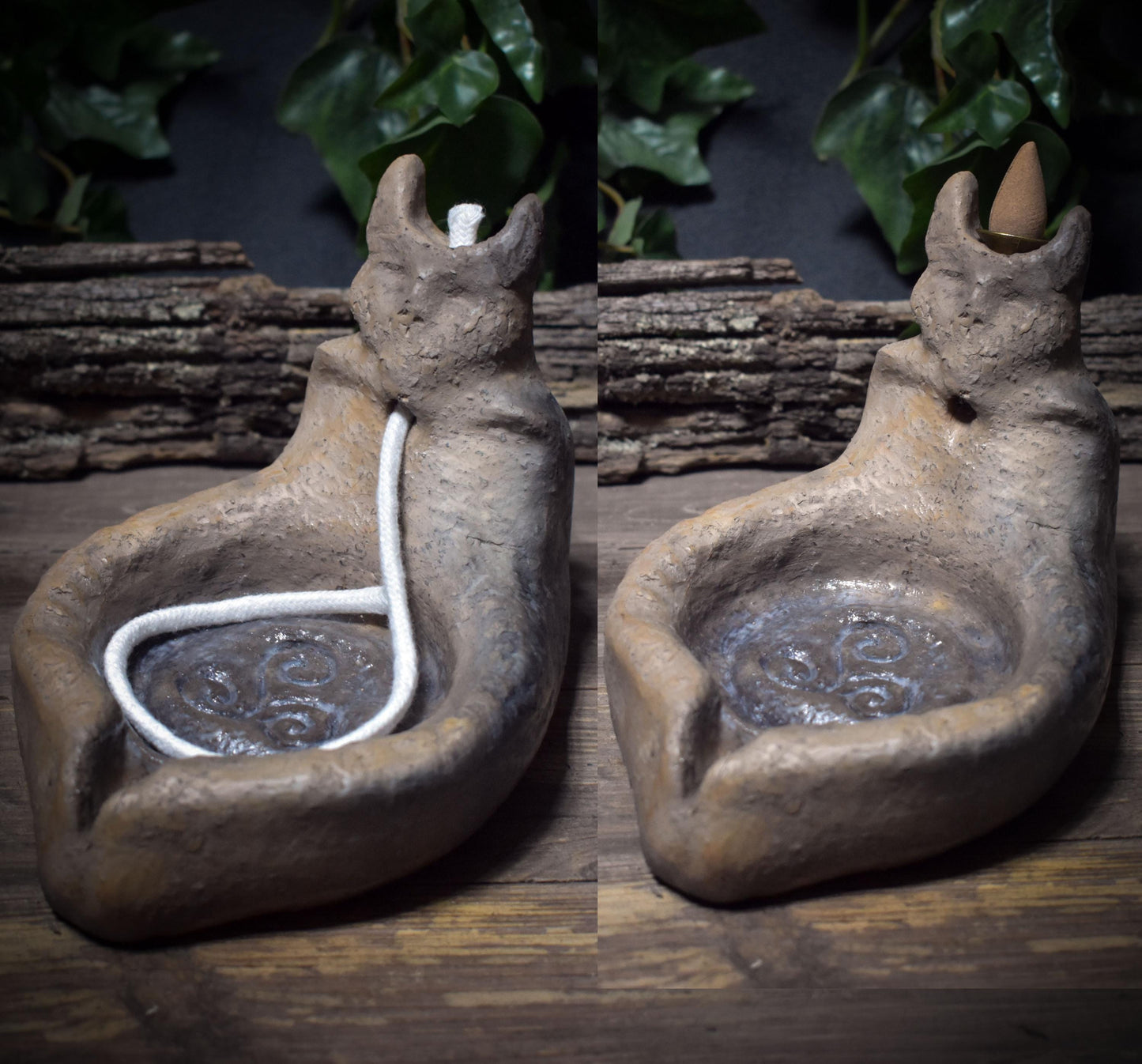 Archaische Öllampen aus traditionell gebranntem Ton – handgefertigte Rituallichter inspiriert von alten Artefakten (Designauswahl)