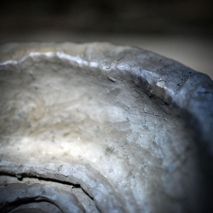 Kleine Schale mit Sehendes Auge Symbol – archaische Keramik aus traditionell gebranntem Ton