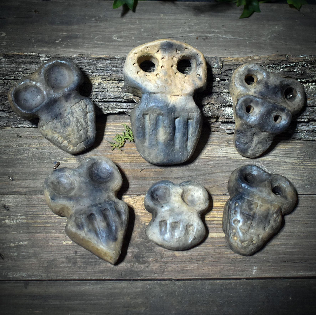 Taschenwächter – archaischer Begleiter | Eye Idol inspiriertes Keramikobjekt | Taschenbegleiter für Schutz & Achtsamkeit TWE001