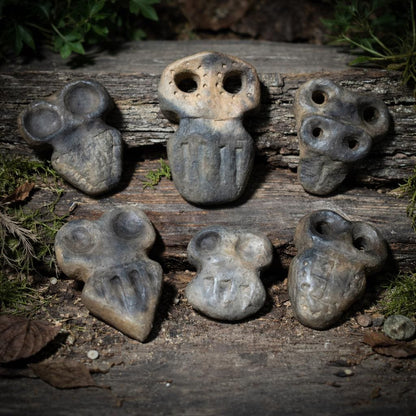 Taschenwächter – archaischer Begleiter | Eye Idol inspiriertes Keramikobjekt | Taschenbegleiter für Schutz & Achtsamkeit TWE001