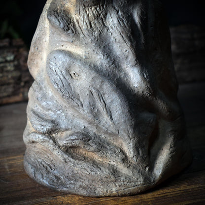 Wächter des Meeres Skulptur – Spirituelle Meeresgottheit – Handgefertigte Ozean-Figur für Altar & Kraftort – Maritimes Unikat SKU242