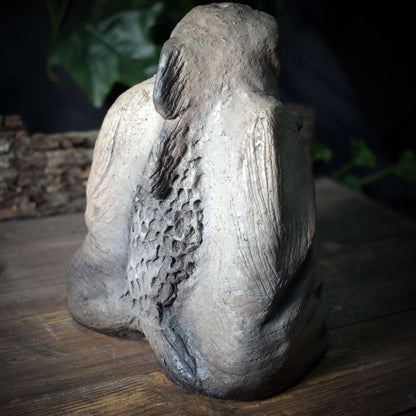 Wächter des Meeres Skulptur – Spirituelle Meeresgottheit – Handgefertigte Ozean-Figur für Altar & Kraftort – Maritimes Unikat