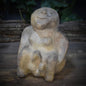 Sheela na Gig Skulptur Ton, keltische Urgöttin Figur handgemacht, archaische Fruchtbarkeitsgöttin, spirituelle Altar Deko SKU274