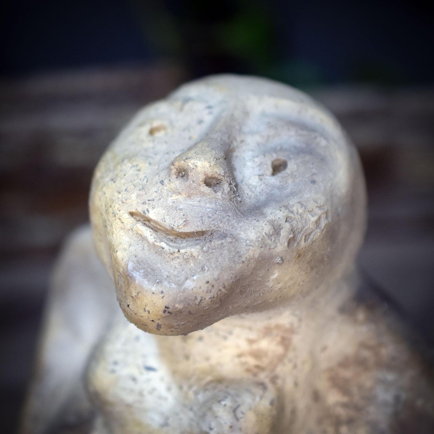 Sheela na Gig Skulptur Ton, keltische Urgöttin Figur handgemacht, archaische Fruchtbarkeitsgöttin, spirituelle Altar Deko SKU274